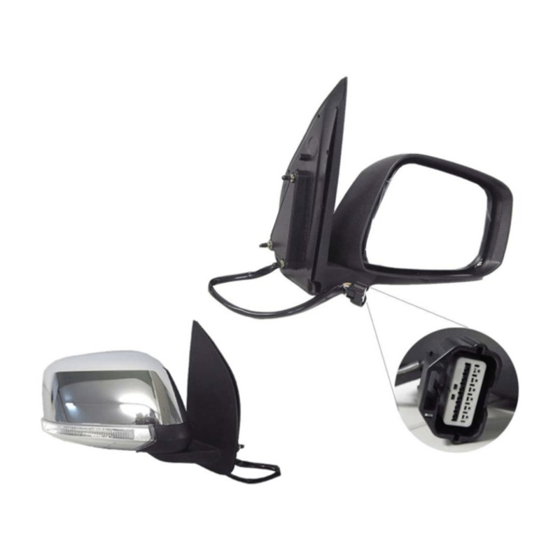 Nissan Pathfinder R51 07/2005-09/2013 Door Mirror Right Hand Side Chrome LED Indicator