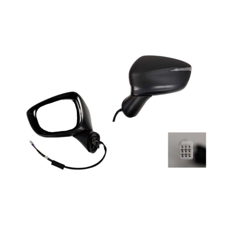 Mazda CX5 Series 2 KE 11/2014 – 01/2017 Door Mirror Left Hand Side 9 Pin 9 Hole