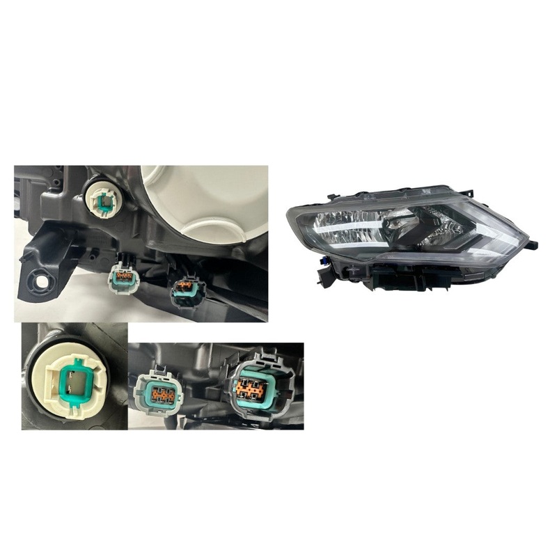 Nissan XTrail T32 Series 2 02/2017-07/2022 Headlight Right Hand Side With LED Daytime Running Light