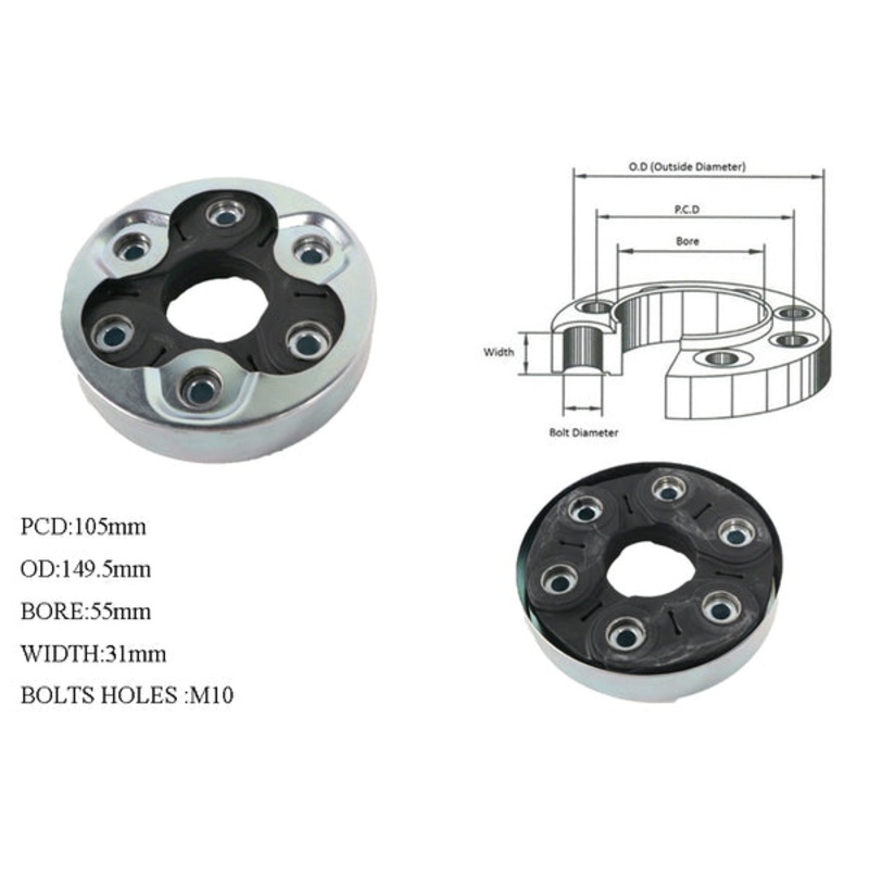 Volkswagen Golf 6 5K 10/2008-07/2013 Front Tail Shaft Coupling