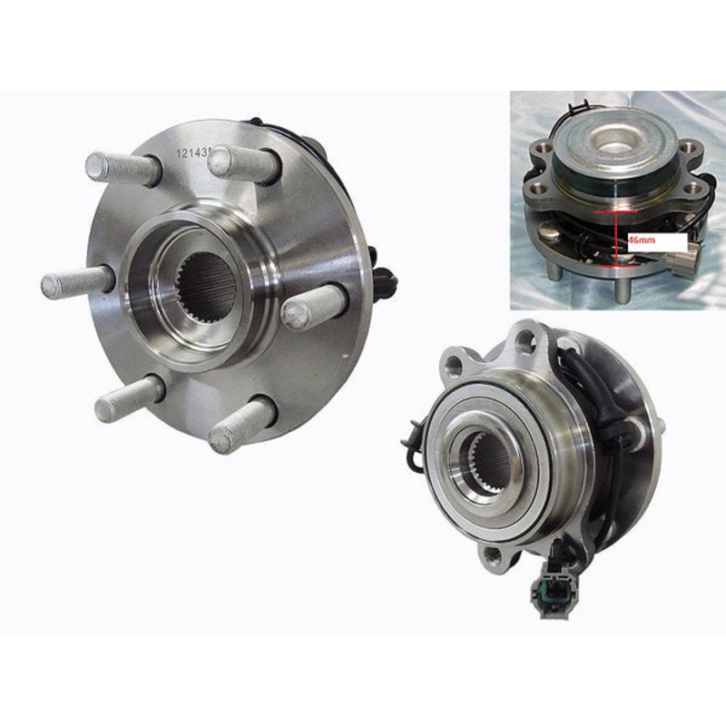 Nissan Pathfinder R51 4WD Spain Built 07/2005-09/2013 Front Wheel Hub ABS Type