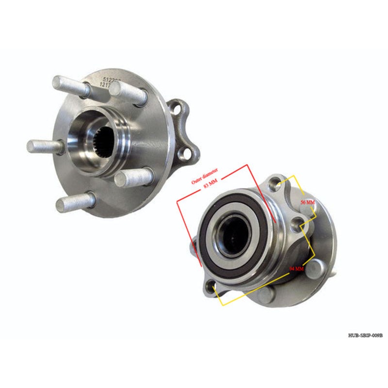 Subaru Impreza GK GT 11/2016-2020 Rear Wheel Hub