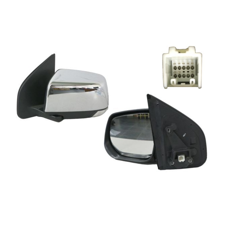 Isuzu MU-X 11/2013-01/2017 Door Mirror Left Hand Side Chrome