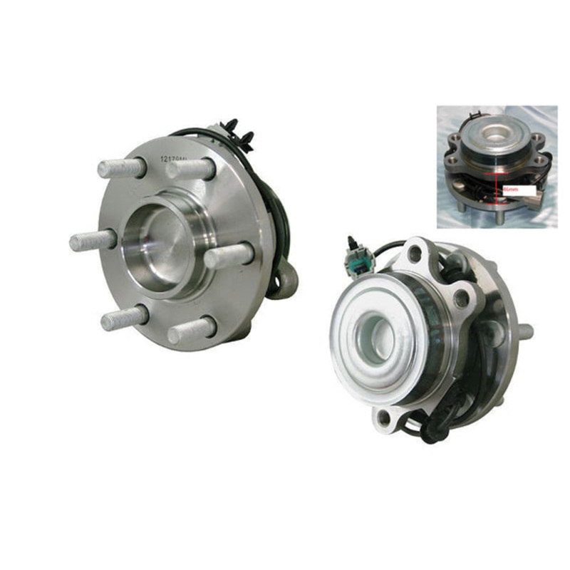 Nissan Navara D40 12/2005-04/2015 Front Wheel Hub Spain Build 2WD ABS Type