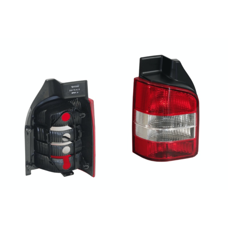 Volkswagen Transporter T5 08/2004-06/2015 Tail Light Left Hand Side Non Smoky Barn Door