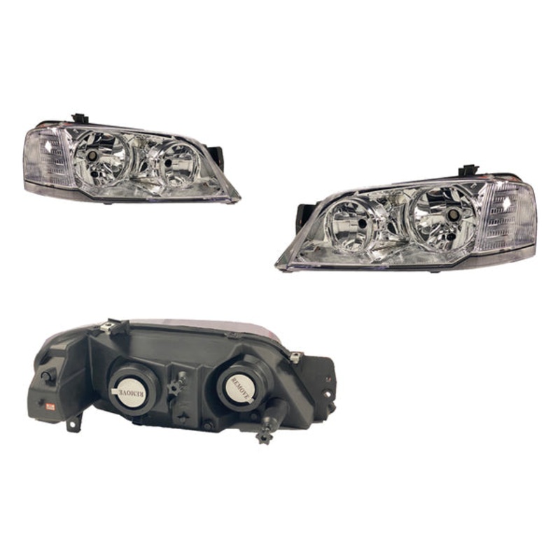 Ford Territory SX SY 05/2004-05/2011 Headlight Set Chrome