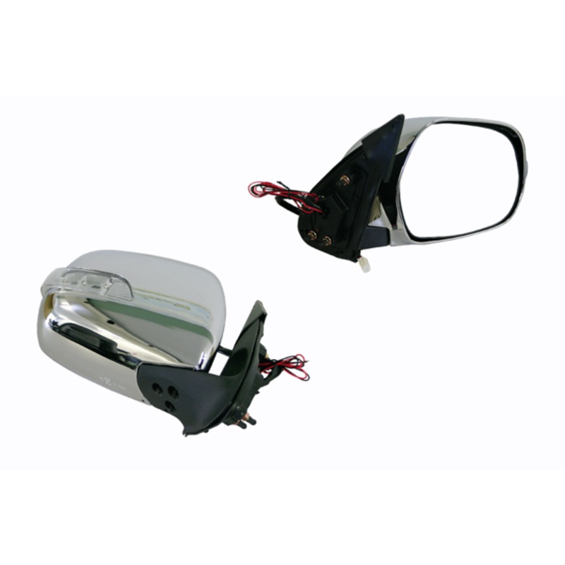 Toyota Hiace TRH KDH 03/2005-11/2013 Door Mirror Right Hand Side Chrome LED
