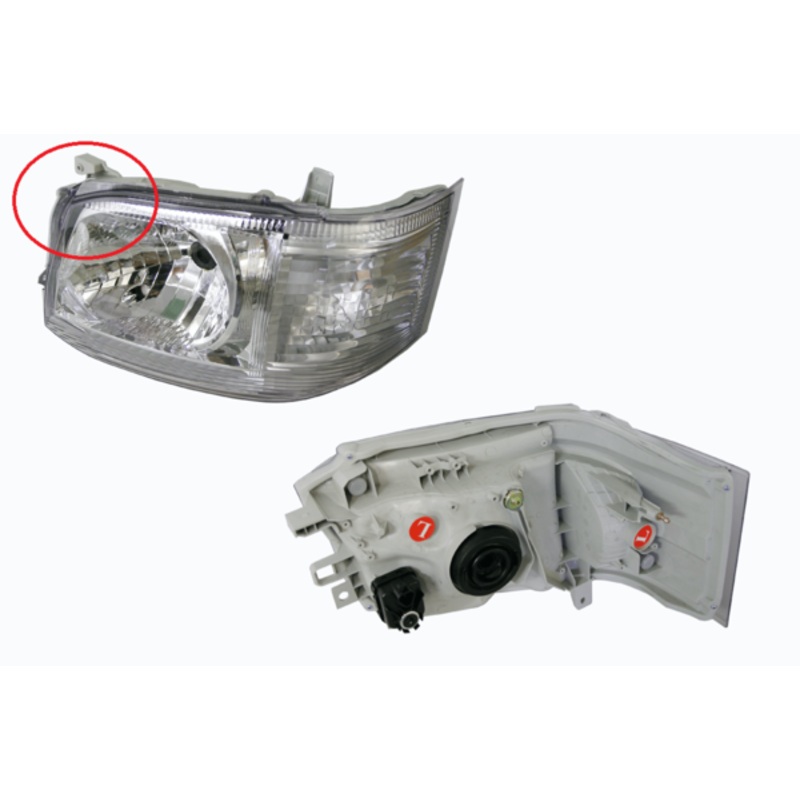 Toyota Hiace TRH KDH 08/2010-11/2013 Headlight Left Hand Side