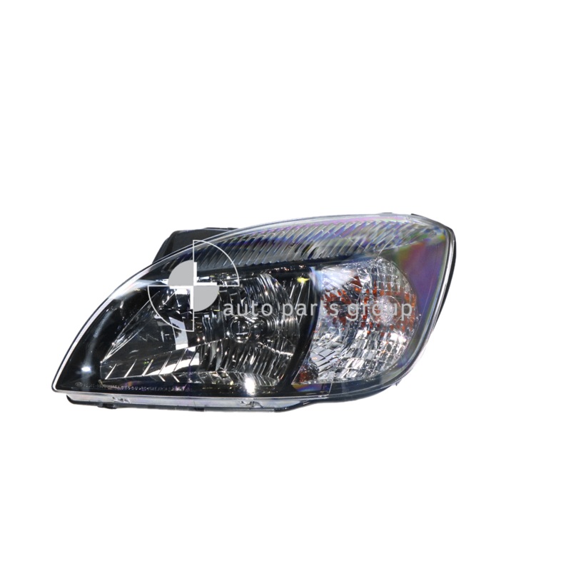 Kia Rio JB 05/2005-06/2011 Headlight Left Hand Passenger Side Black Bezel