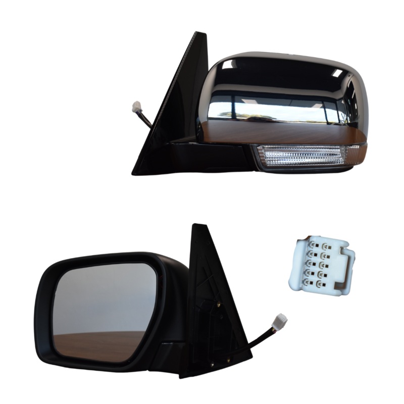Mitsubishi Pajero NS NT NW NX 11/2006-2020 Door Mirror Left Hand Side Chrome