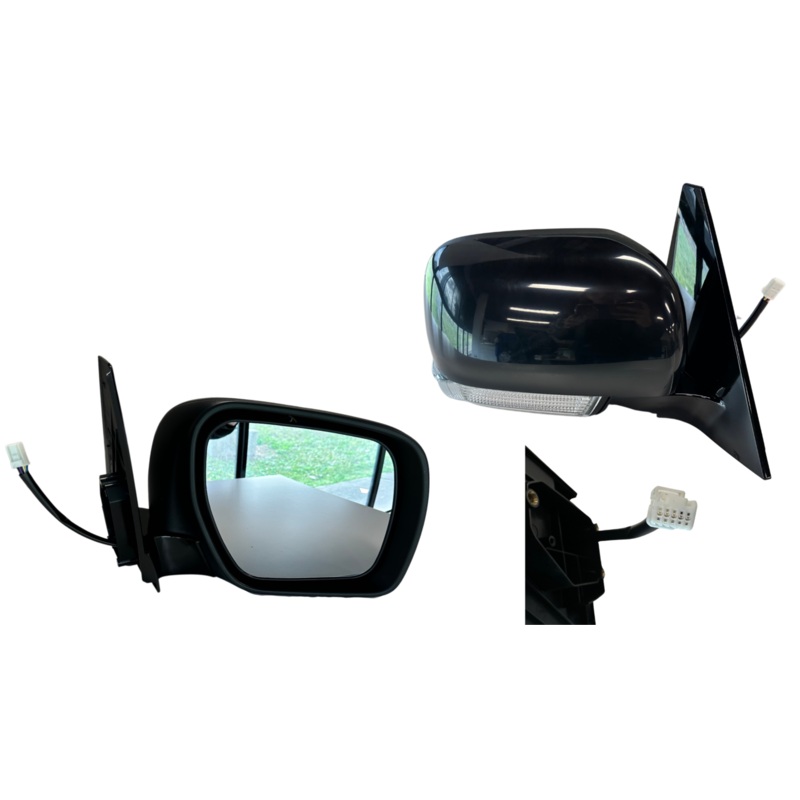 Mitsubishi Pajero NS NT NW NX 11/2006-2021 Door Mirror Right Hand Side With Indicator & Folding
