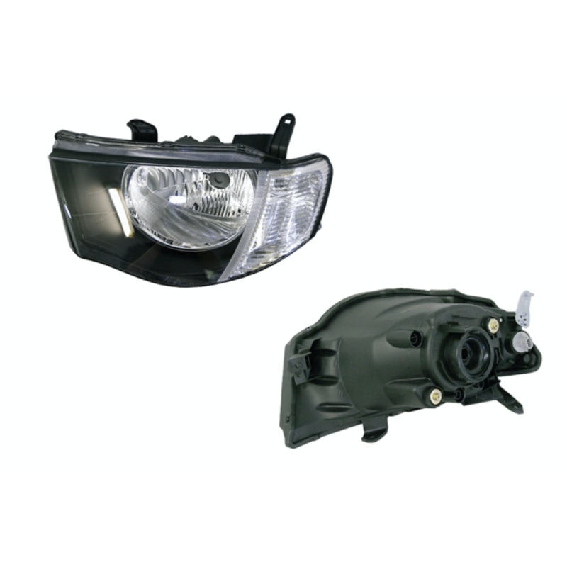 Mitsubishi Triton MN 08/2009- 12/2014 Headlight Left Hand Side Clear Blinker