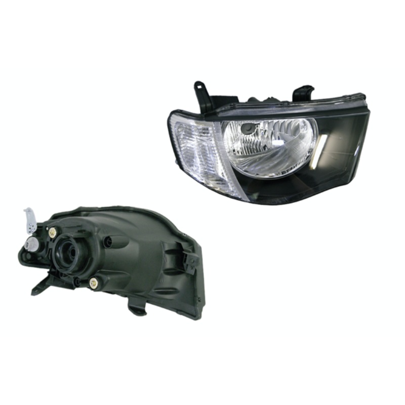 Mitsubishi Triton MN 08/2009- 12/2014 Headlight Right Hand Side Clear Blinker