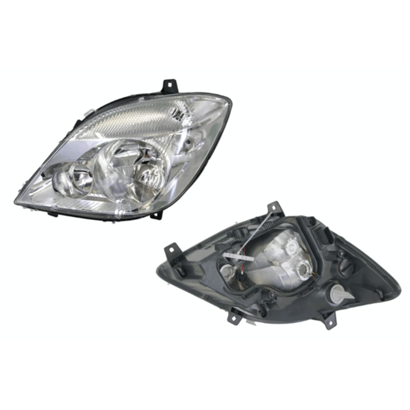 Mercedes Benz Sprinter W906 10/2006-09/2013 Headlight Left Hand Side Without Fog Light