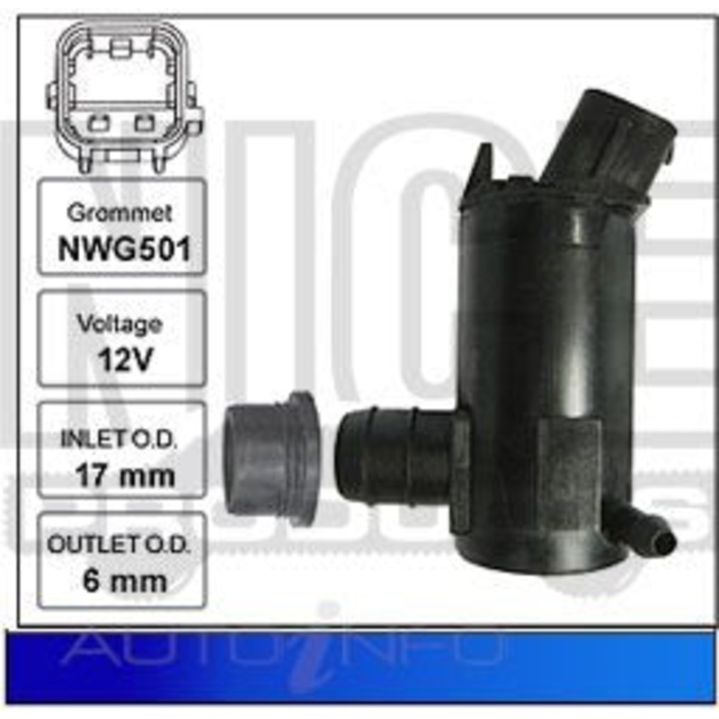 Holden Captiva 10/2006-01/2011 Windscreen Washer Pump