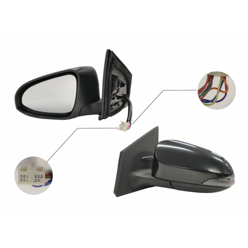 Toyota Corolla ZRE182 ZWE186 01/2013-07/2018 Door Mirror Left Hand Side With LED