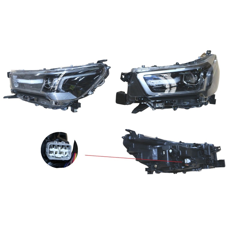 Toyota Hilux WORKMATE SR SR HI-RIDER 4WD 2020-Onwards Headlight Left Hand Side LED Type