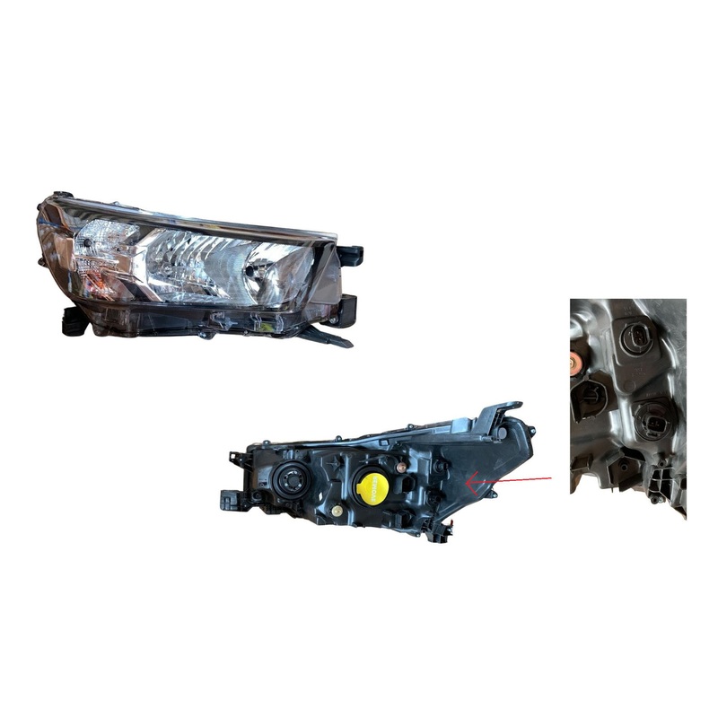 Toyota Hilux WORKMATE SR SR HI-RIDER 4WD 2020-Onwards Headlight Right Hand Side