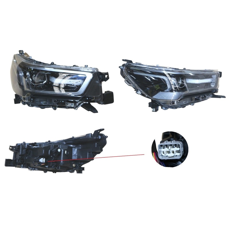 Toyota Hilux WORKMATE SR SR HI-RIDER 4WD 2020-Onwards Headlight Right Hand Side LED Type