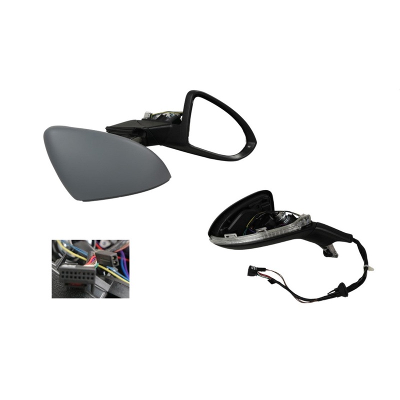 Volkswagen Golf MK7 02/2017-Onwards Door Mirror Right Hand Side 2 x Plugs