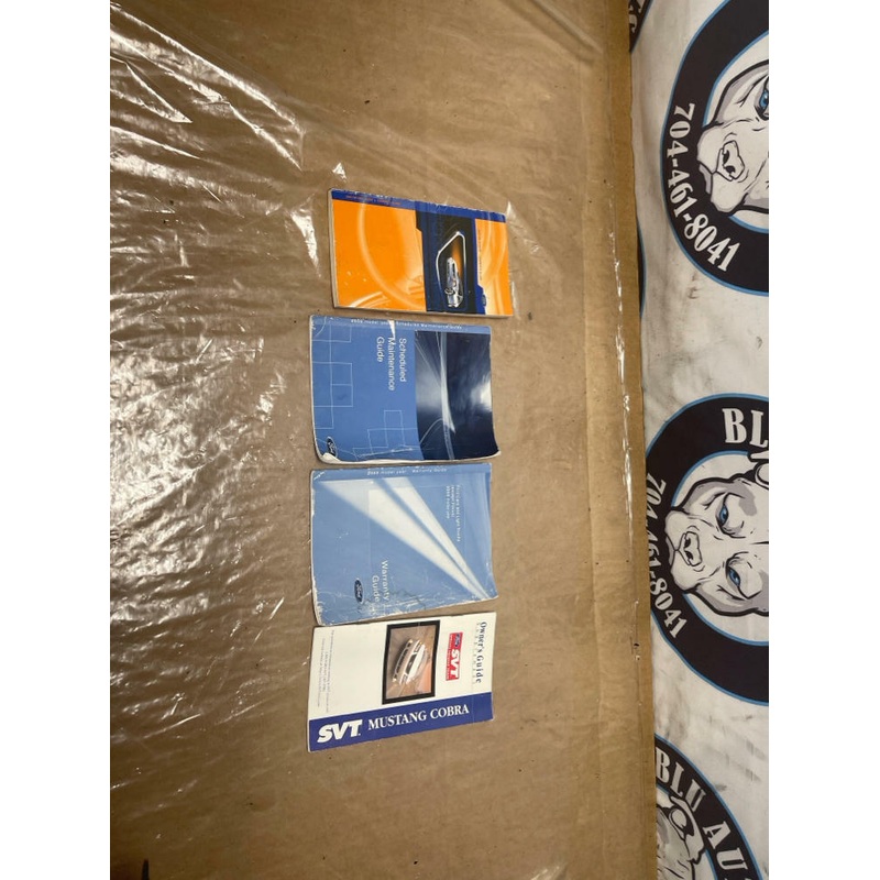 2003 Ford Mustang SVT Cobra Owners Manual Kit 247