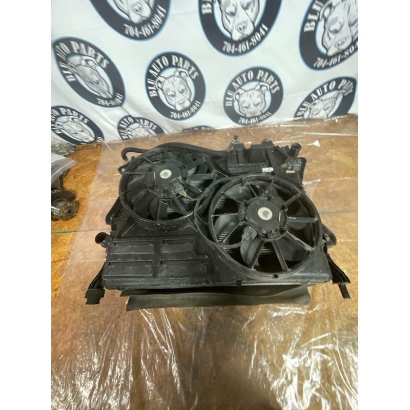 2015-17 Ford Mustang Radiator & Cooling Fans, AC Condenser Assembly 256