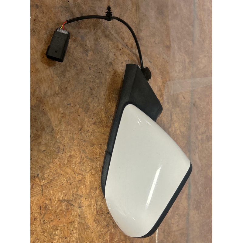 2015-23 Ford Mustang Drivers LH Sideview Mirror No Options YZ Oxford White 248