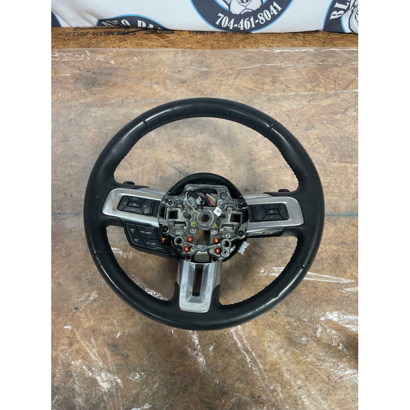2015-23 Ford Mustang GT Leather Steering Wheel- w/ Paddles 236