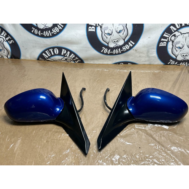 2003-04 Ford Mustang SVT Cobra Side View Mirrors Sonic Blue LH RH 270