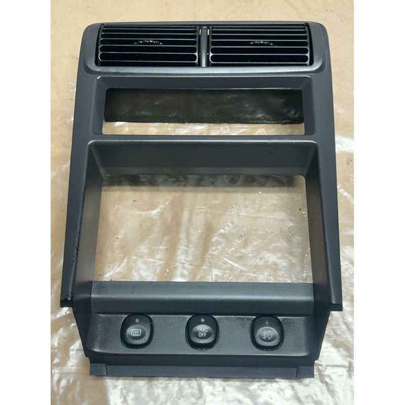 2001-04 Ford Mustang OEM Dark Charcoal Double Din Radio Bezel 270