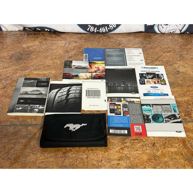2016 Ford Mustang GT Owners Manual/Press Release Kit 264
