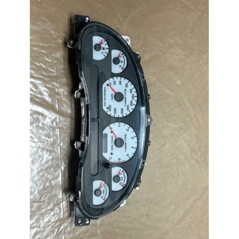 1999-04 Ford Mustang GT Saleen 200 MPH Cluster- 104k Showing, 245