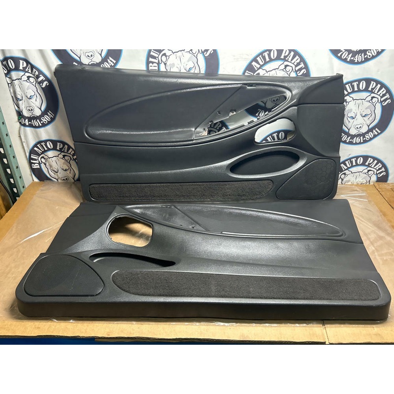 1999-04 Ford Mustang GT Saleen Door Panels Dark Charcoal 245
