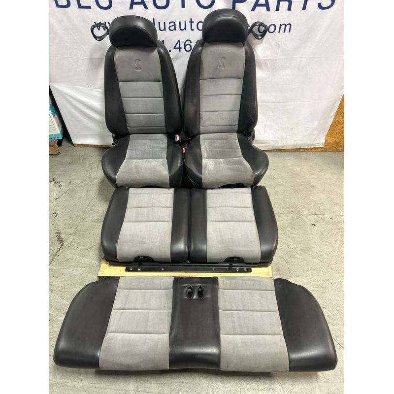 2003-04 Ford Mustang SVT Cobra Coupe Seats Medium Graphite Insert 54k Miles