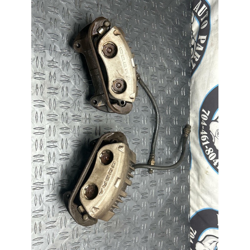 2003-04 Ford Mustang SVT Cobra OEM Front Brakes Calipers Brackets Lines 272