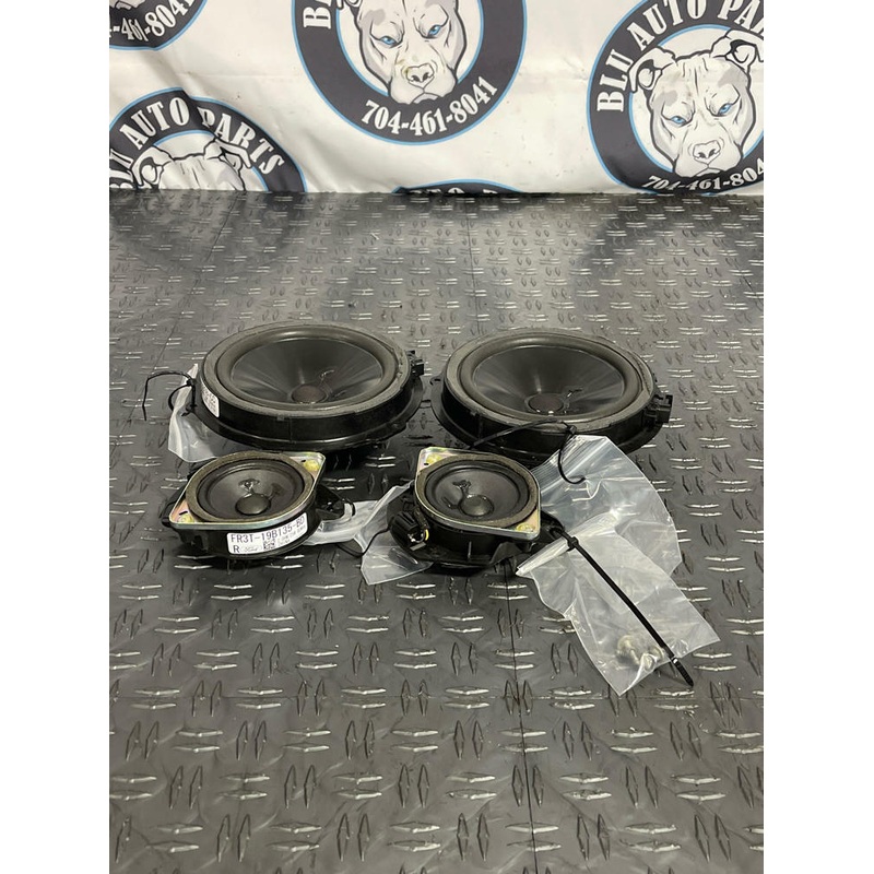 2015-17 Ford Mustang GT Front Door Speakers & Tweeters Set 268