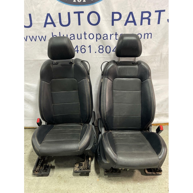 2015-17 Ford Mustang GT Front Leather Seat Pair- Good Bags, HEAT/COOL 267