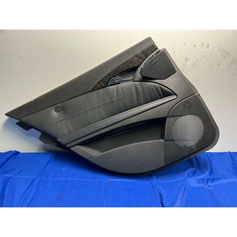 2003-06 Mercedes Benz W211 E Class Black Rear Left Interior Door Panel 105