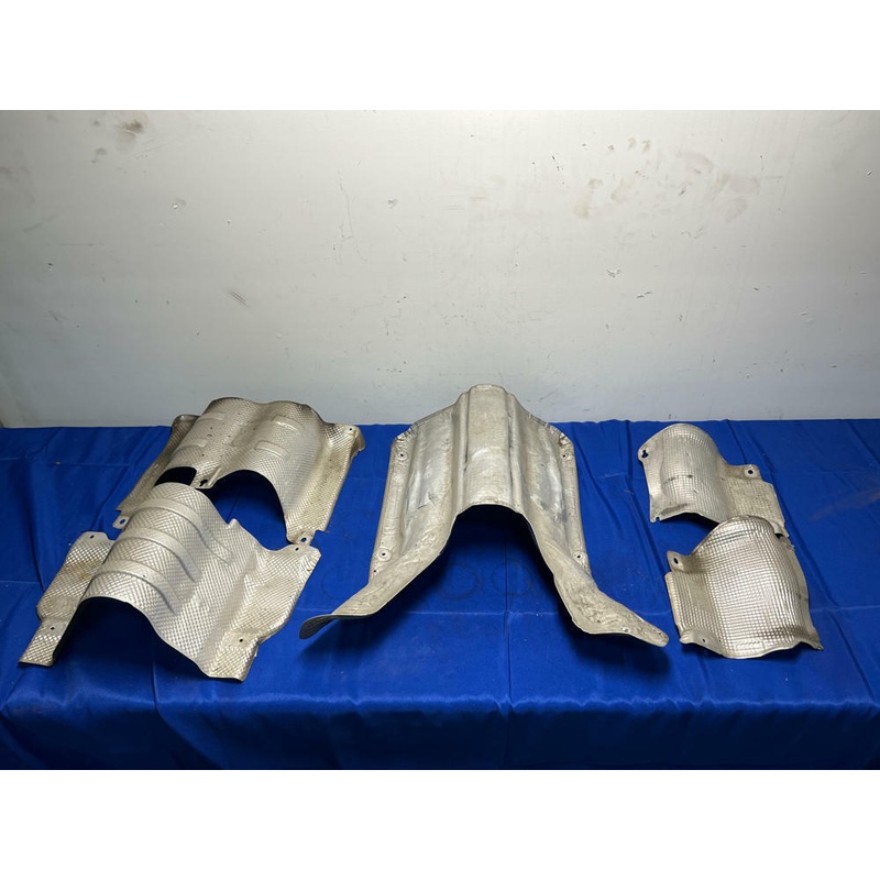 2003-06 Mercedes Benz W211 E55 AMG Exhaust Heat Shield Set OEM 105