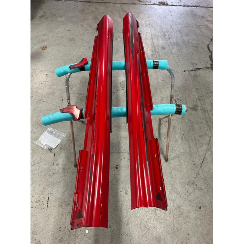 2004-06 Pontiac GTO Torrid Red Side Skirts Rocker Panels Left Right Pair 100