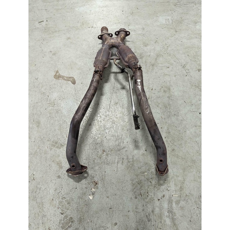 1979-93 Ford Mustang Bassani X-pipe Gutted Cats 157