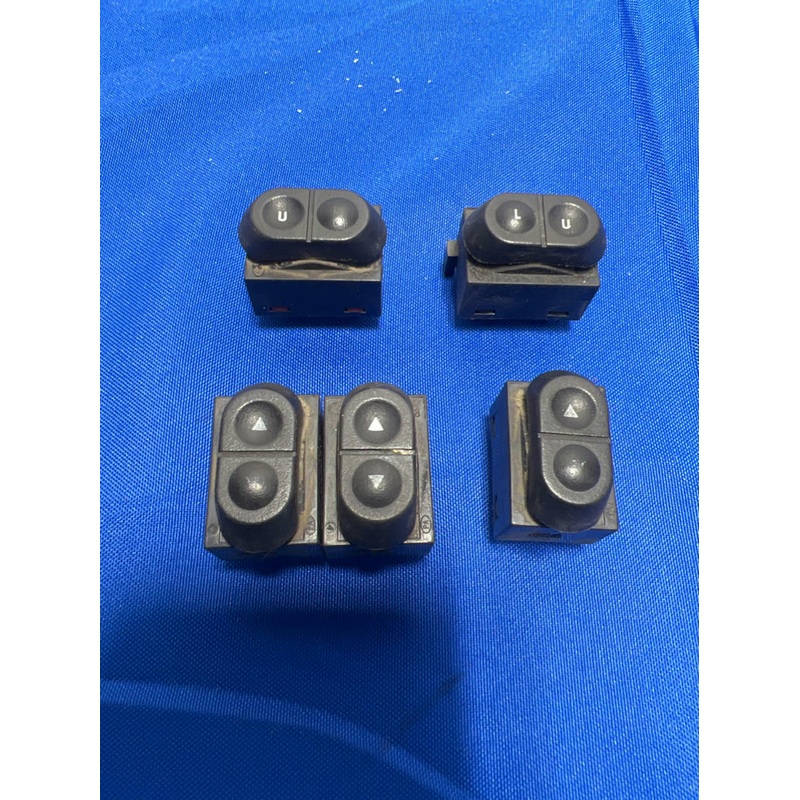 1987-93 Ford Mustang Coupe Window and Lock Buttons Switches Factory 157