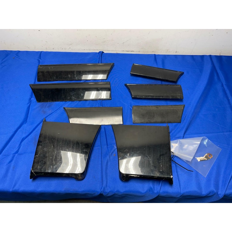 1987-93 Ford Mustang LX Black Body Trim Moulding Pieces 157