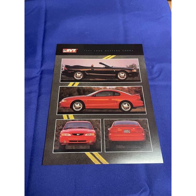 1995 SVT Cobra Dealer Card