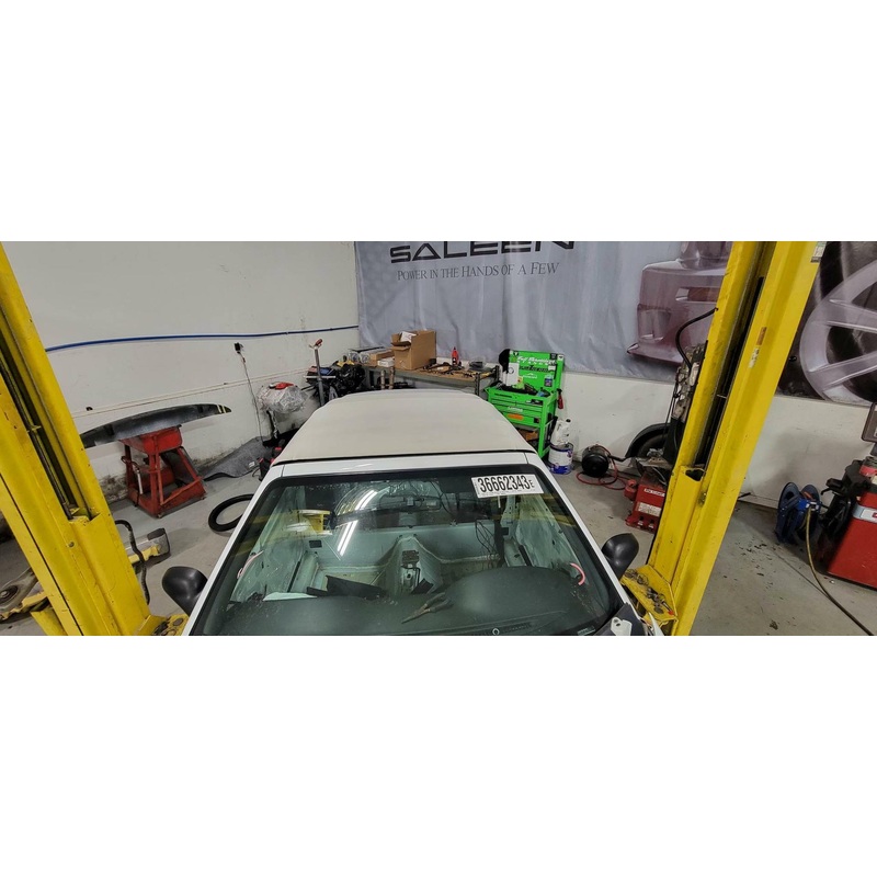 1999-04 Ford Mustang GT White Vinyl Convertible Top SVT Roush Saleen 150