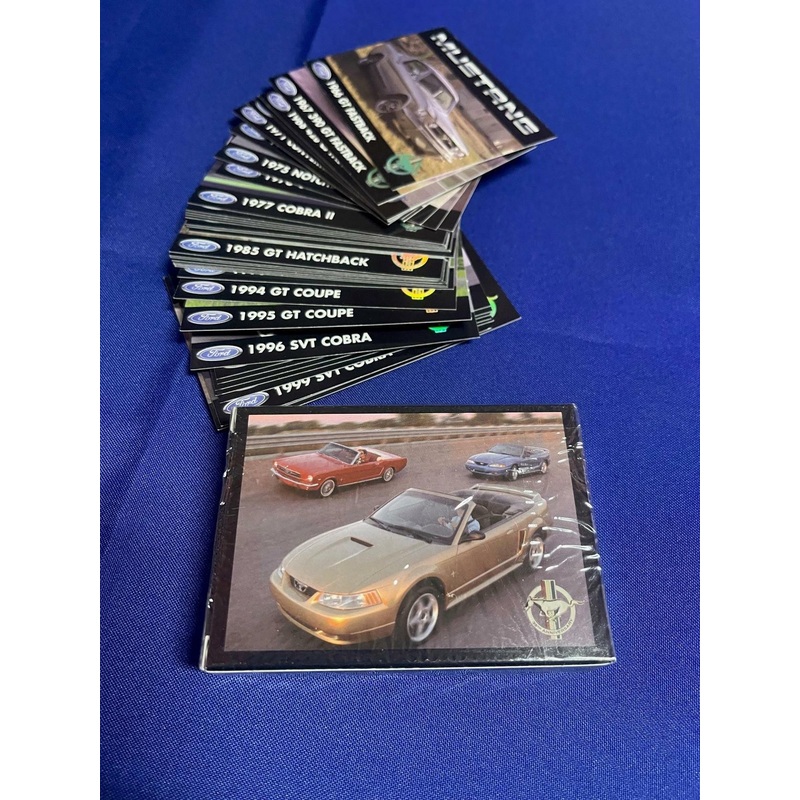 1999 Mustang Commemorative Edition Collector Cards