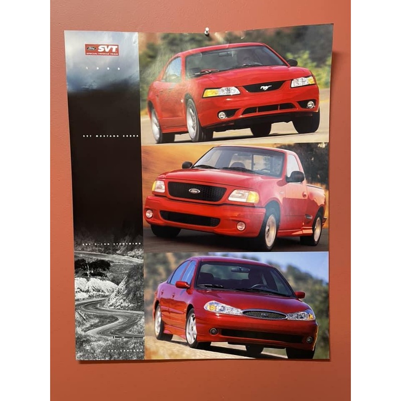 1999 SVT Cobra Contour Lightning Family Poster