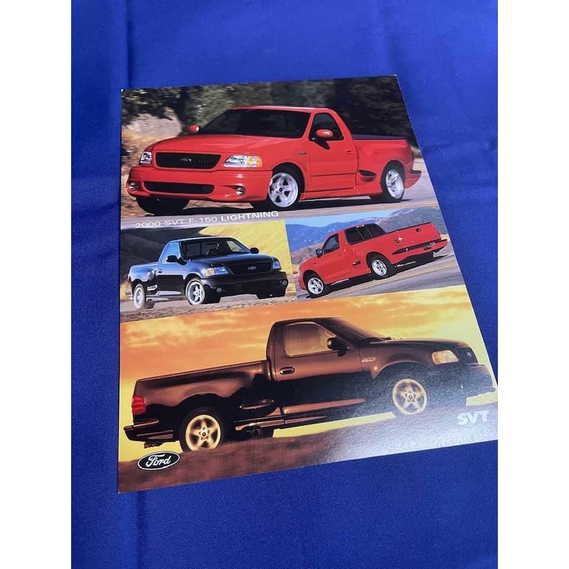 2000 SVT Lightning Dealer Card
