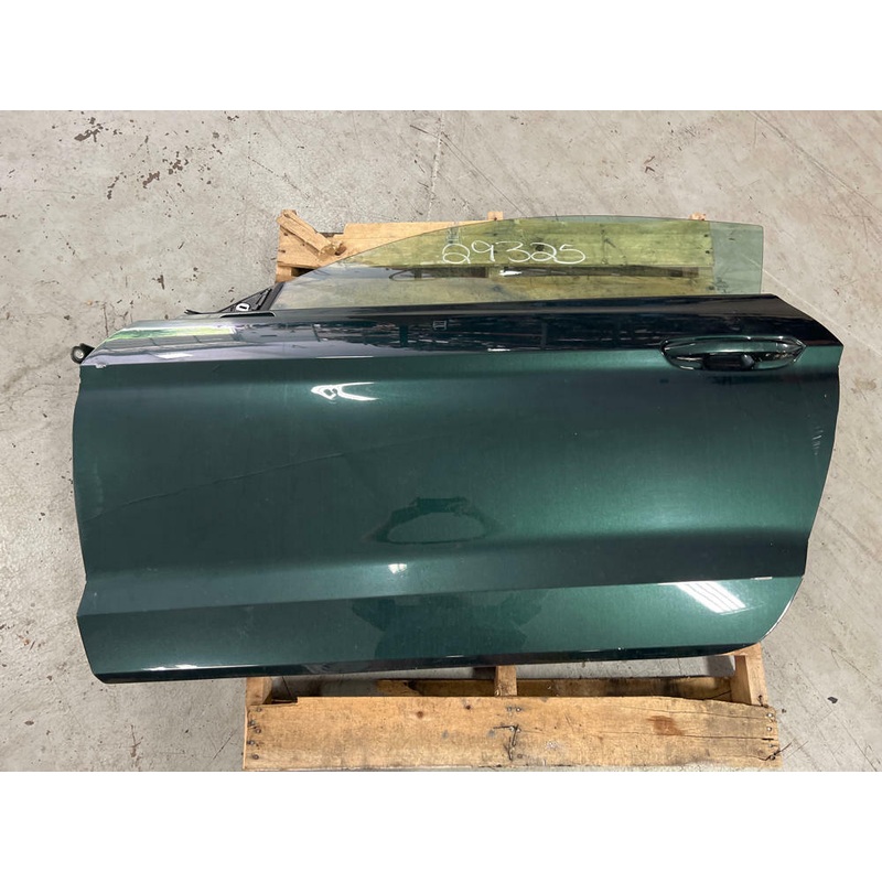 2015-23 Ford Mustang Coupe Dark Highland Green Driver Door w/ Glass 139