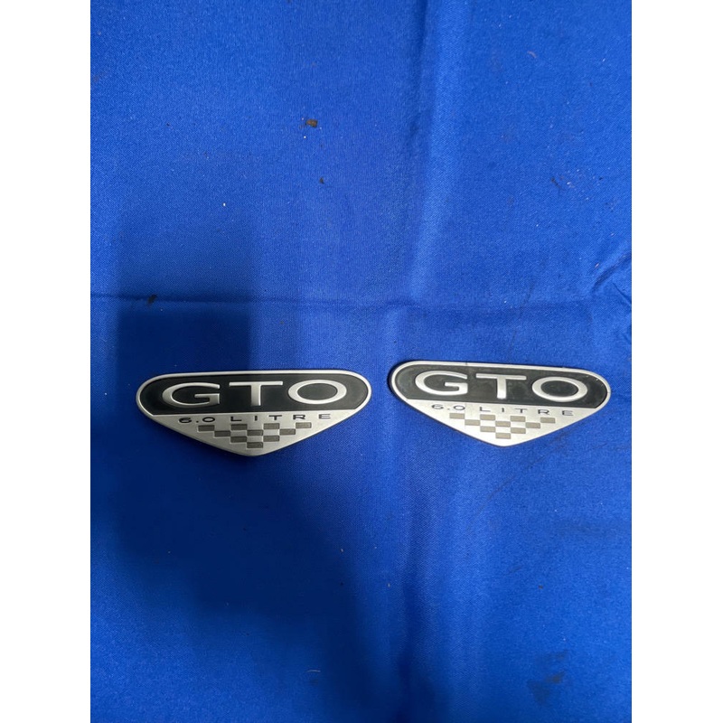 2005-06 Pontiac GTO 6.0 Fender Badges OEM 159